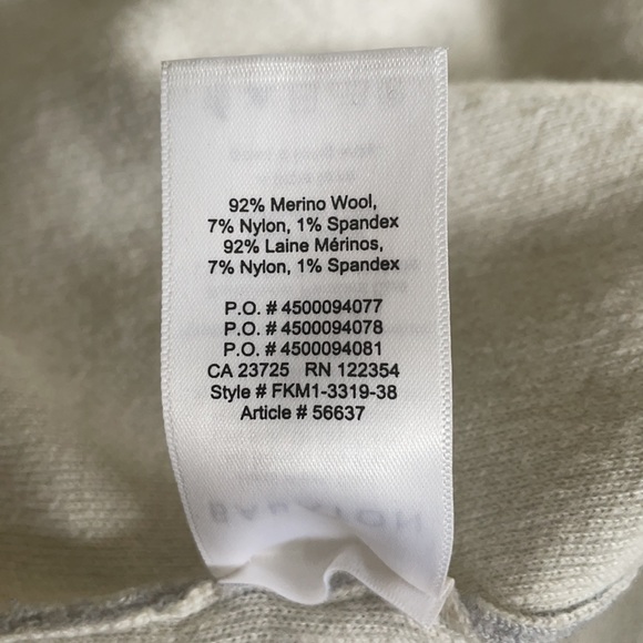 Babaton Beekman Merino Wool Open Cardigan in Grey - Picture 6 of 7